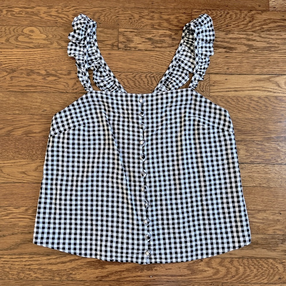 Madewell Gingham Tank Top